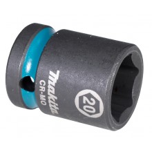 Makita E-16162 klíč nástrčný 1/2", čtyřhran, IMPACT BLACK, 20mm